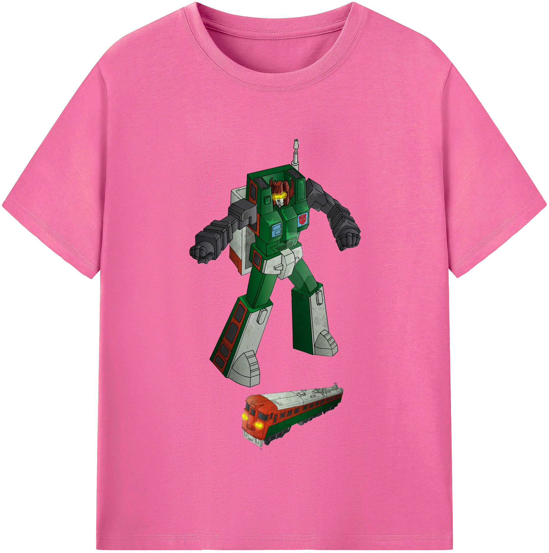 （画像用）  レディースカジュアルプリントTシャツ（綿100％）